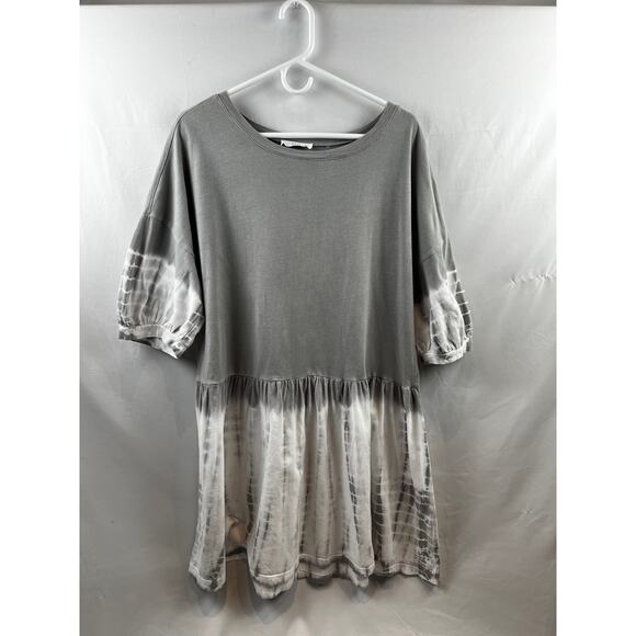 Tie-Dye Ruffle Hem Tunic Dress brand is Talulah-Women's size L - Picture 1 of 7